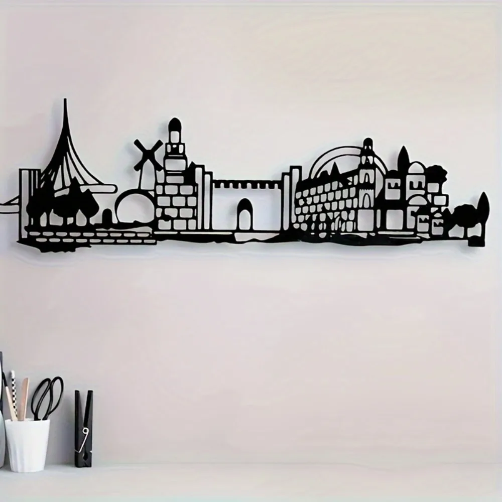 Wall Art - CIFBUY Metalowa dekoracja ścienna z żelaza