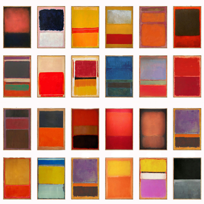 Abstract Canvas Set - Dekoracje ścienne, zestawy plakatów z dzieł