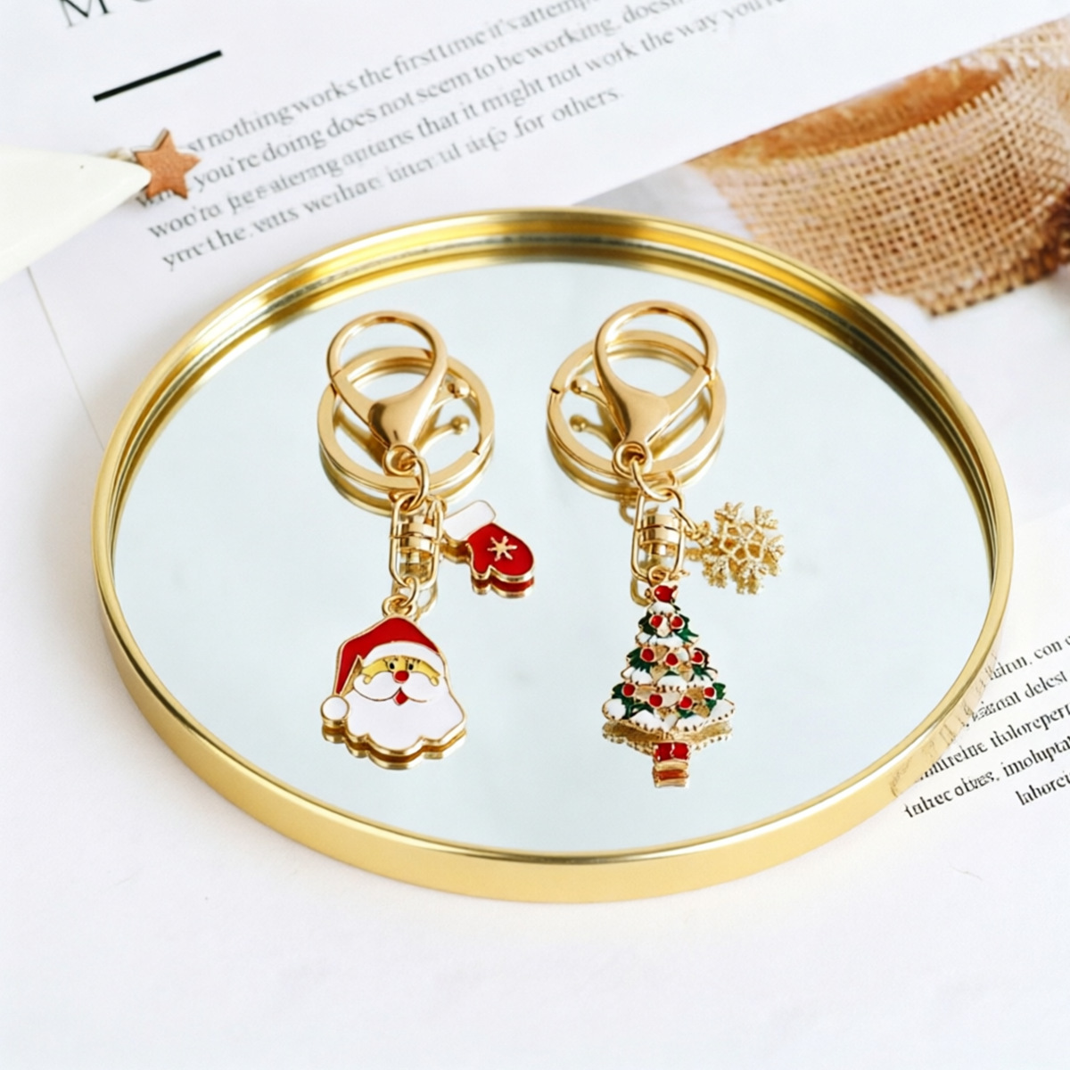 Okrągła taca z lustrzanym wyko – Decorative Mirror recenzja i cena
