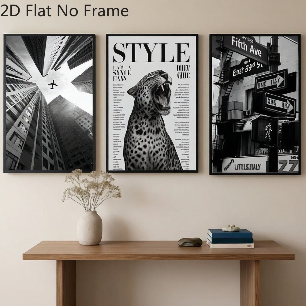 (3 sztuki bez ramy) - 2D płask – Abstract Canvas Set recenzja i cena