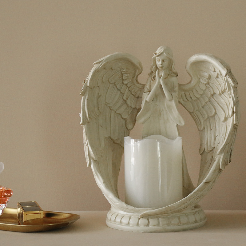 Żywiczny aniołek, elektroniczn – Candle Holder Decor recenzja i cena