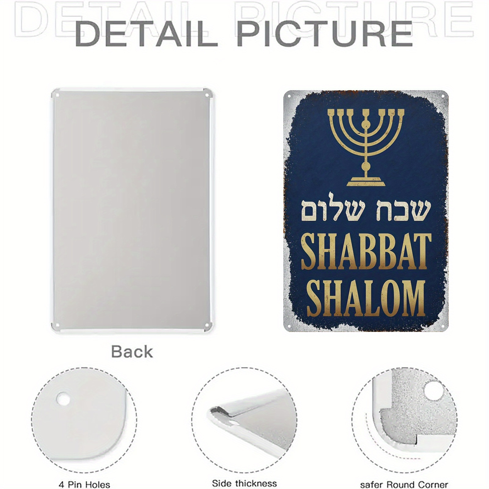 CIFBUY Vintage Aluminiowa Tabl – Wall Art recenzja i cena