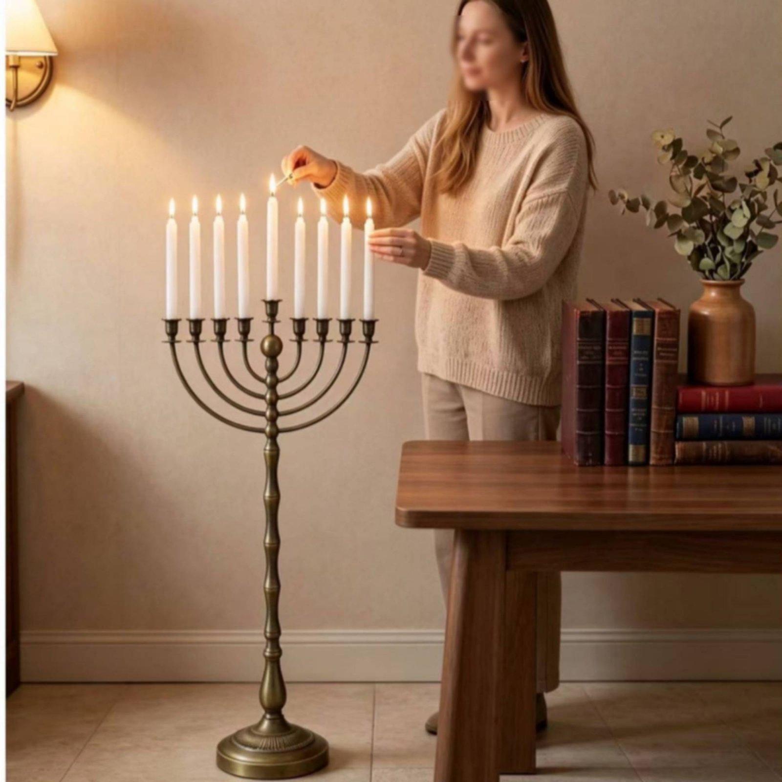 Wysoki, brązowy świecznik podł – Candle Holder Decor recenzja i cena