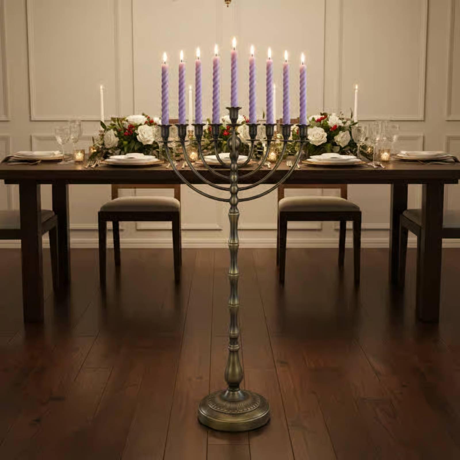 Wysoki, brązowy świecznik podł – Candle Holder Decor recenzja i cena